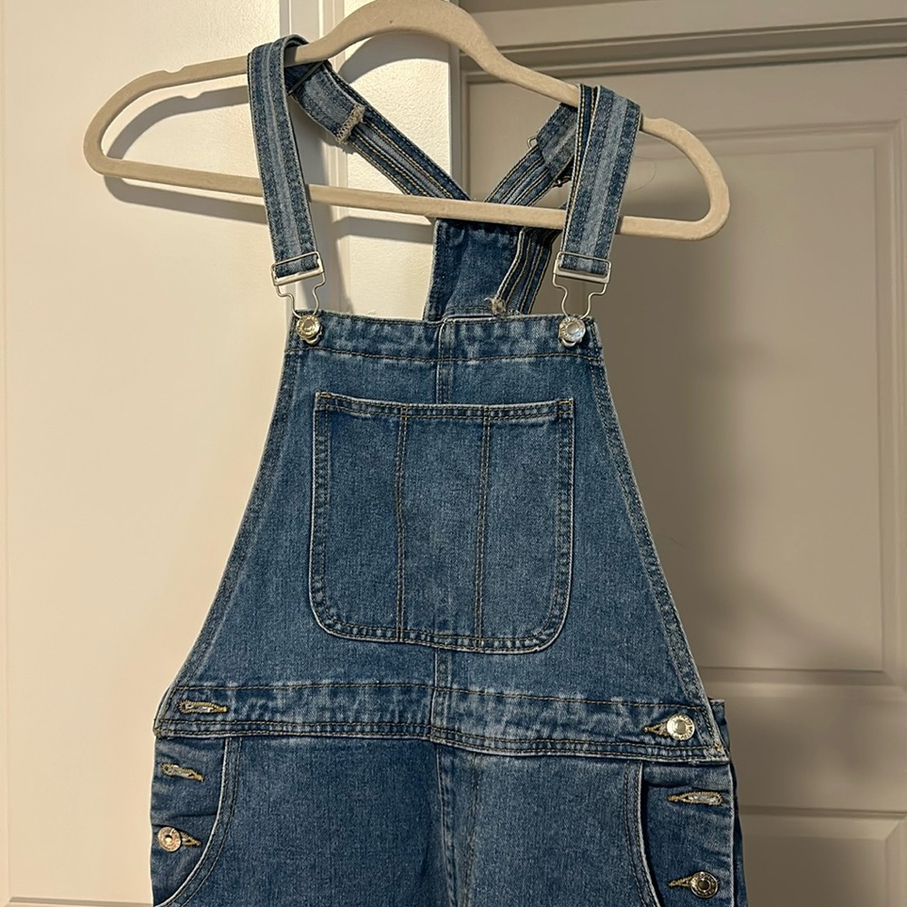 denim overalls full length